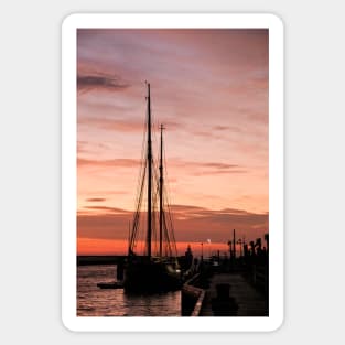 January sunrise on the River Blyth Sticker